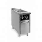 Bain Marie à gaz, série 900, L 400 mm, sur placard