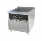 Bain Marie à gaz, série 900, L 800 mm, sur placard