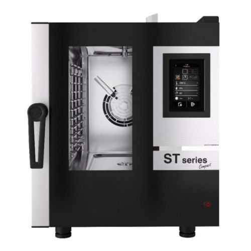 Four mixte à injection de vapeur, panneau de commande tactile, série ST COMPACT, 6 x GN 1/1, L 530 x P 795 mm Four mixte à injection de vapeur, panneau de commande tactile, série ST COMPACT, 6 x GN 1/1, L 530 x P 795 mm