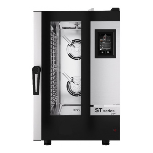 Four mixte à injection de vapeur, panneau de commande tactile, série ST COMPACT, 10 x GN 1/1, L 530 x P 795 mm Four mixte à injection de vapeur, panneau de commande tactile, série ST COMPACT, 10 x GN 1/1, L 530 x P 795 mm