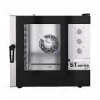 Four mixte à injection de vapeur, commande électromécanique, série ST GASTRO, 7 niveaux GN 1/1