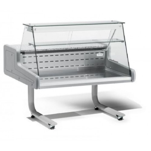 Vitrine réfrigérée VR B-7 L 1500 mm vitre droite support à roulettes groupe logé R290 + 4° +6° C Vitrine réfrigérée VR B-7 L 1500 mm vitre droite support à roulettes groupe logé R290 + 4° +6° C