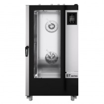 Four mixte à injection de vapeur, à gaz, panneau de commande tactile, série ST GASTRO, 20 niveaux GN 1/1