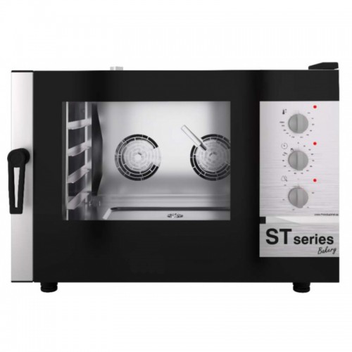 Four mixte à injection de vapeur, commande électromécanique, série ST BAKERY, 4 niveaux 600 x 400 - GN 1/1