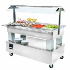 Buffet salad'bars Mixte, version centrale 4 GN 1/1, 2,25 Kw