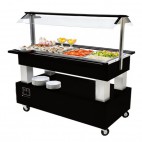 Buffet salad'bars Mixte, version centrale 4 GN 1/1, 2,25 Kw
