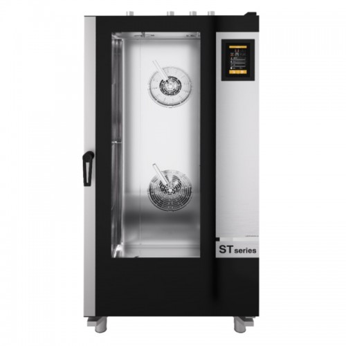 Four mixte à injection de vapeur, à gaz, panneau de commande, série ST BAKERY, 16 niveaux 600 x 400 Four mixte à injection de vapeur, à gaz, panneau de commande, série ST BAKERY, 16 niveaux 600 x 400