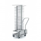 Chariot à assiettes pour fours mixtes 20 niveaux GN 1/1