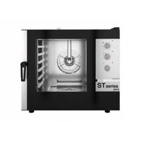 Four mixte à injection de vapeur, à gaz, commande électromécanique, série ST BAKERY, 6 niveaux 600 x 400 - GN 1/1 Four mixte à injection de vapeur, à gaz, commande électromécanique, série ST BAKERY, 6 niveaux 600 x 400 - GN 1/1