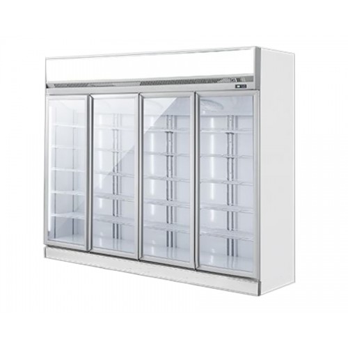 Vitrine murale, version positive, gamme MARKET, 4 portes, 2060 L Vitrine murale, version positive, gamme MARKET, 4 portes, 2060 L