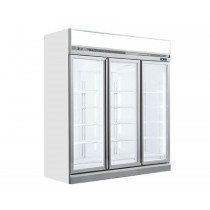 Vitrine murale, version négative, gamme MARKET, 3 portes, 1530 L