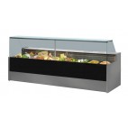 Vitrine comptoir, gamme CARMEN, Longueur 2500 mm, 690 W