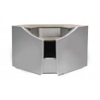Meuble caisse d'angle extérieur, gamme CARMEN, Longueur 1715 mm