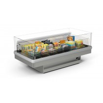 Ilôt de présentation KALON 250 RV TN, groupe interne air 220 V, couleur gris, couvercle de nuit
