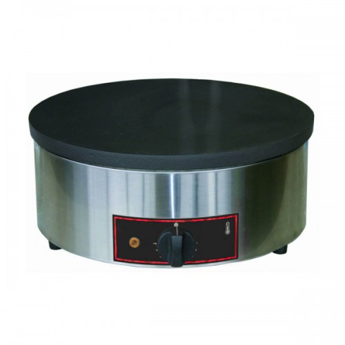 Crêpière FORAINE à gaz B/P, 1 plaque en fonte émaillée, 3.6 kW, déstockage Crêpière FORAINE à gaz B/P, 1 plaque en fonte émaillée, 3.6 kW, déstockage