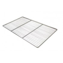Grille gastronome et pâtissière, inox GN 1/1 530 x 325 mm, 2 traverses, 20 fils