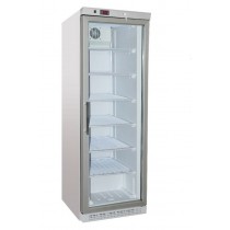 Armoire réfrigérée vitrée, négative statique, 400 L, 7 niveaux