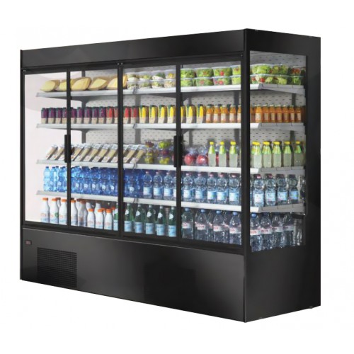 Vitrine murale porte battante vitrée, gamme KINGSTON groupe logé, longueur 2560 mm Vitrine murale porte battante vitrée, gamme KINGSTON groupe logé, longueur 2560 mm