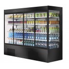 Vitrine murale porte battante vitrée, gamme KINGSTON groupe logé, longueur 2560 mm