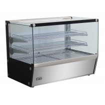Vitrine Chauffante 120 L, en inox brillant., 800 W