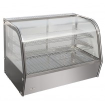 Vitrine Chauffante 160 L, vitre bombée, 1500 W