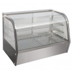 Vitrine Chauffante 160 L, vitre bombée, 1500 W