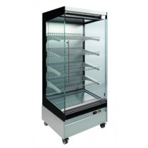 Vitrine chauffante CAMOES, +65°C, 3690 W, surface expo 1,95 m2, 1 porte