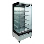 Vitrine chauffante CAMOES, +65°C, 3690 W, surface expo 1,95 m2, 1 porte