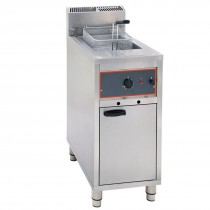 Friteuse à gaz gros volume avec vidange simple sur coffre 16 L