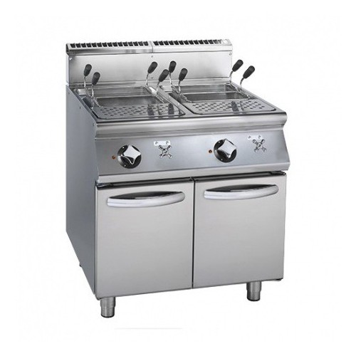 Cuiseur à pâtes électrique, modèle double, avec cuve GN 1/1, sur coffre, 15,2 kW / TRI, 2 x 26 L, Destockage Cuiseur à pâtes électrique, modèle double, avec cuve GN 1/1, sur coffre, 15,2 kW / TRI, 2 x 26 L, Destockage