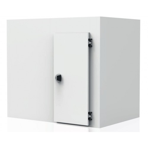 Chambre froide positive POLAR, L 1160 x P 960 x H 2000 mm, Ep. 80 mm, 1,47 m3, avec sol, sur mesure