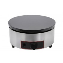 Crêpière à gaz, en inox, 3,6 Kw