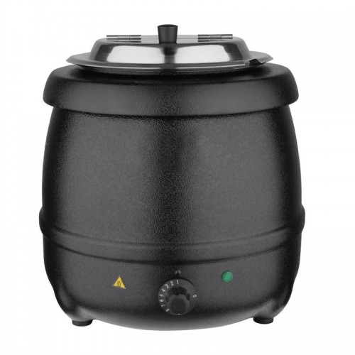Marmite à soupe noire, 10 litres Marmite à soupe noire, 10 litres