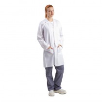 Blouse unisexe, couleur blanc