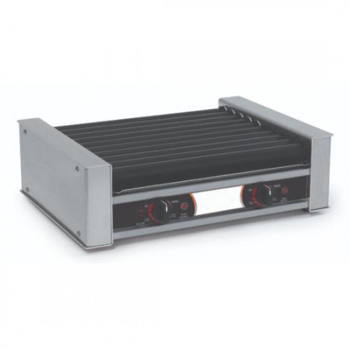 Grill saucisses rotatif horizontal avec revetement anti-adhérent - Largeur 46cm Grill saucisses rotatif horizontal avec revetement anti-adhérent - Largeur 46cm