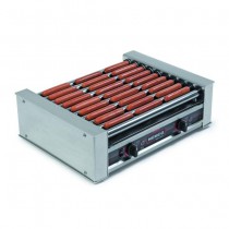 Appareils à Hot Dog Grill saucisses rotatif horizontal avec rouleaux chromés - Largeur 56cm