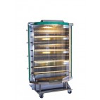 Rôtissoire à broche gaz, hot flamm's 8, inox