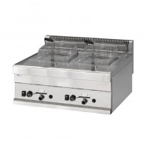 Friteuse à poser gaz  65/70 FRG, 2 x 8 litres, 12.6 kW