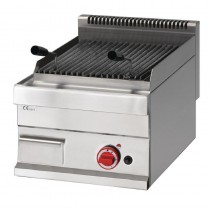Grillade pierre de lave à gaz 65/40 GRL, en acier inoxydable, 5.5 kW