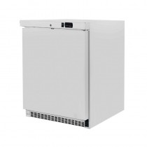 Armoire réfrigérée positive blanche, avec porte pleine, 120 L