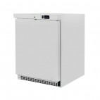 Armoire réfrigérée positive blanche, avec porte pleine, 120 L