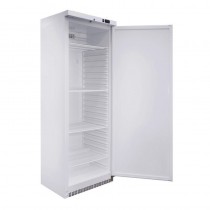 Armoire réfrigérée positive blanche, avec porte pleine, 487 L