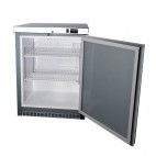 Armoire réfrigérée négative inox, avec porte pleine, 120 L