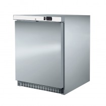 Armoire réfrigérée négative inox, avec porte pleine, 120 L