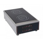 Plaque induction, gamme COMPACTE, 2 plaques, 2 x 3 Kw
