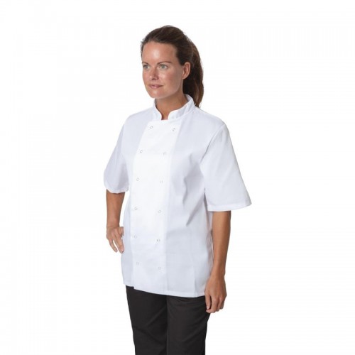 Veste chef Whites Boston manches courtes blanche Veste chef Whites Boston manches courtes blanche