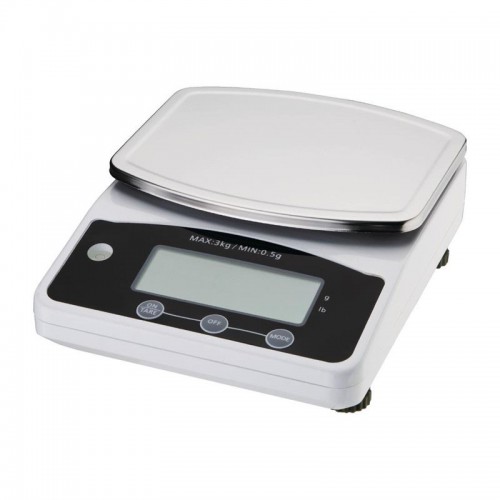 Balance électronique à plateau, plateau en acier inoxydable, capacité 3 kg Balance électronique à plateau, plateau en acier inoxydable, capacité 3 kg