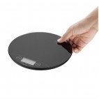 Balance électronique ronde, affichage LCD, capacité 5kg