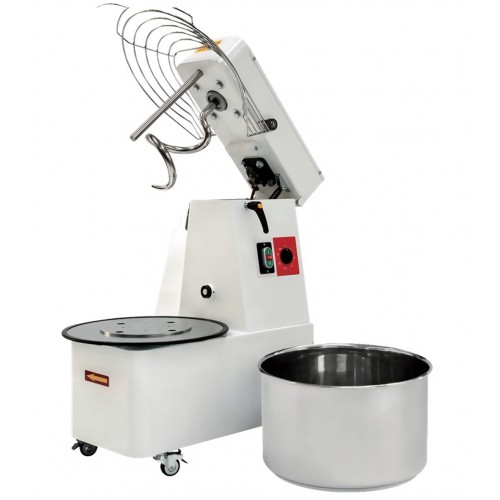 Pétrin à spirale, tête relevable – cuve démontable capacité 22 litres 17 kg de pâte Pétrin à spirale, tête relevable – cuve démontable capacité 22 litres 17 kg de pâte