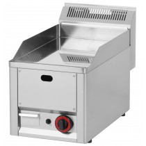 Plaque à snacker gaz simple lisse mono foyer 4 kW